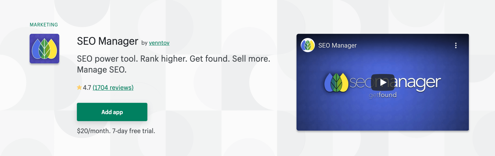 Shopify seomanager