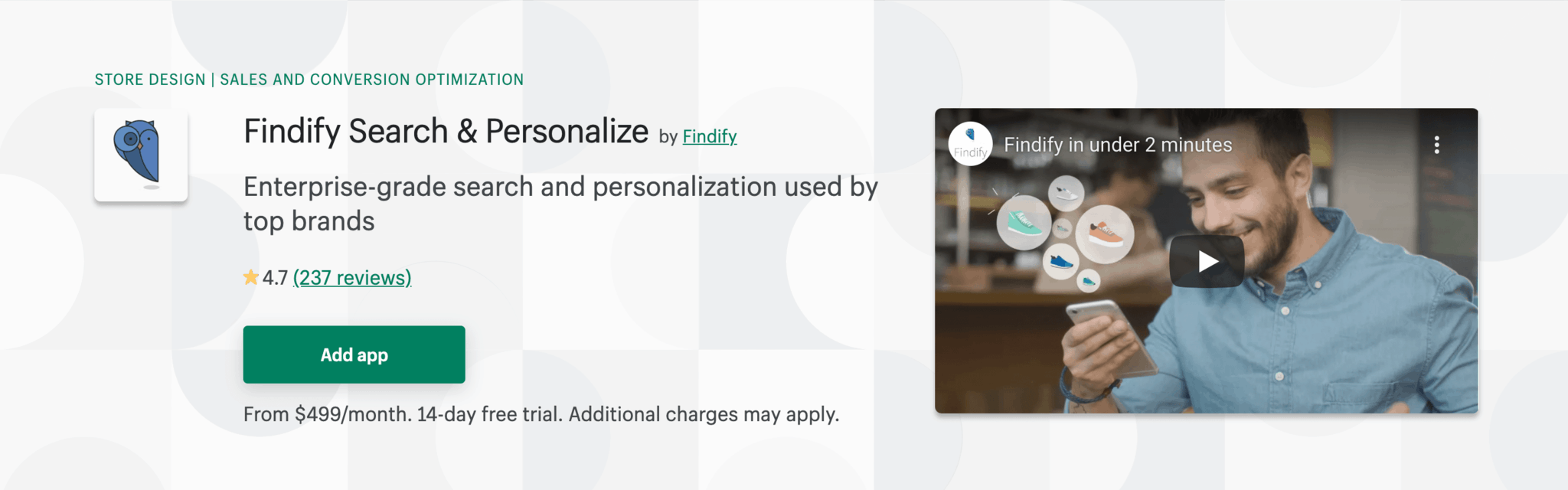 Shopify findify
