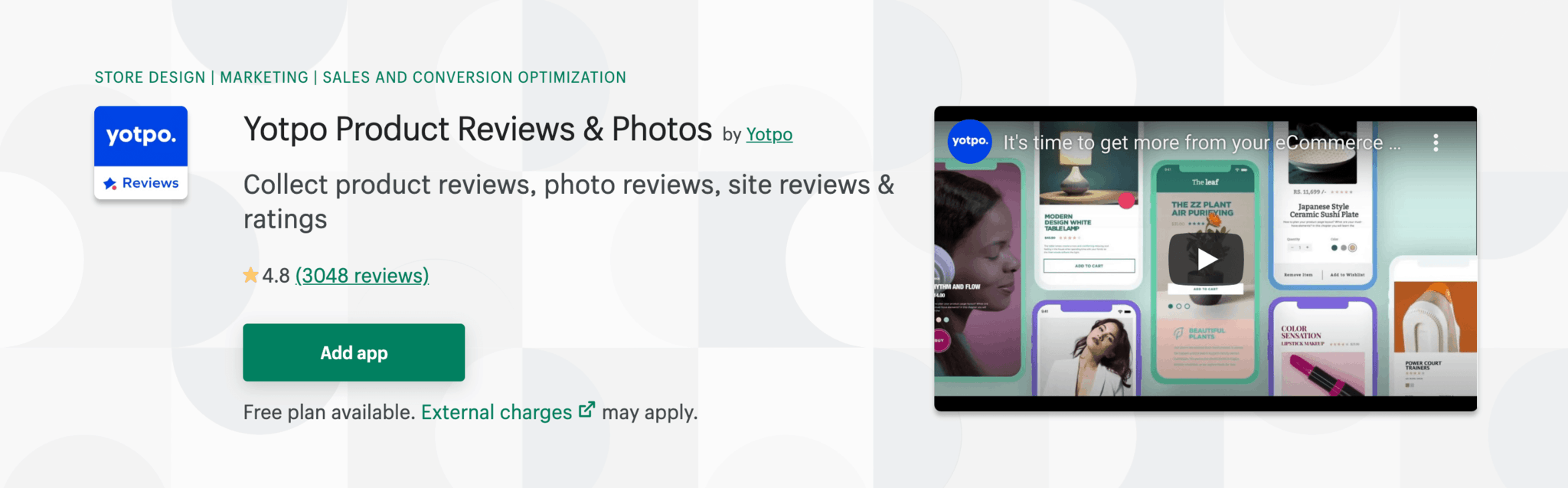 Shopify yotpo